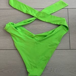 Frankie’s Bikinis Lime Green Bottom